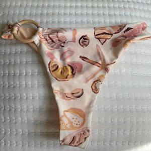 Cleonie recycled nylon shell bikini bottom XS